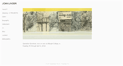 Desktop Screenshot of joanlinder.com